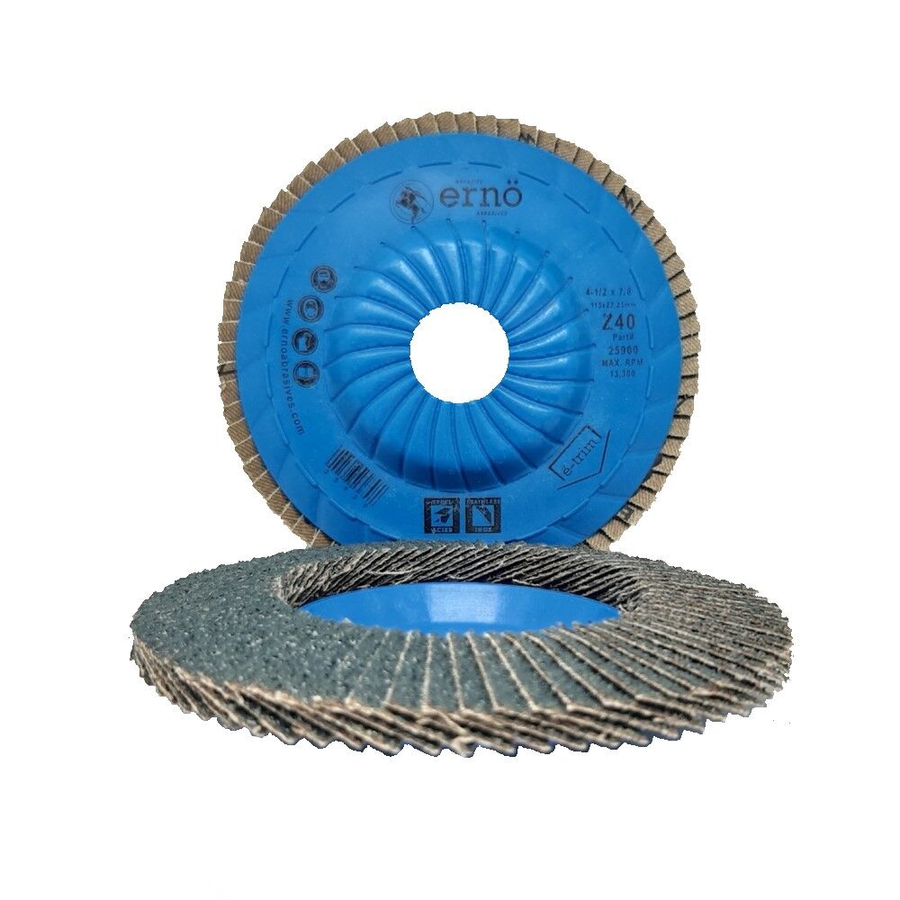 4-1/2"x7/8" Type 29 Trimable Flap Disc - Zirconia - Image 1
