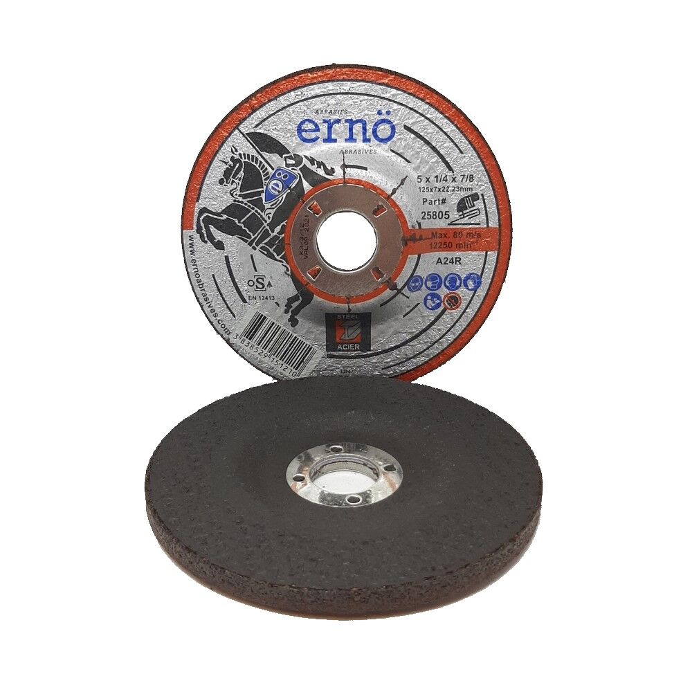 grinding_wheel_25805 Grinding Wheel 5x1/4x7/8 TYPE-27 STEEL - Image 1