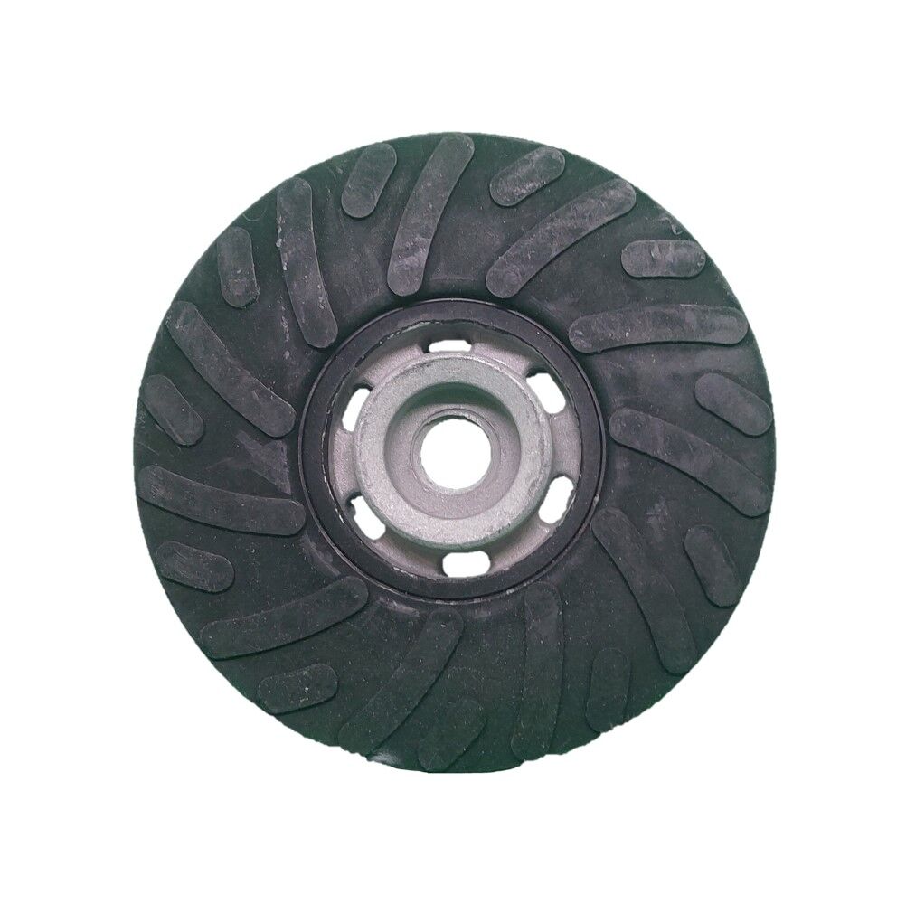 resin-fibre-disc-backup-pad 4-1-2-inch-spiralcool Backup pad 4-1/2" diameter 5/8-11 spiral cool fibre disc - Image 1