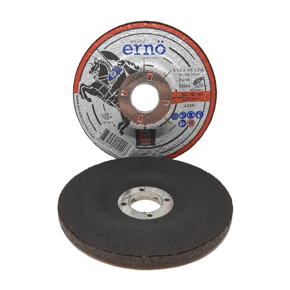 Grinding Wheel 4-1/2x1/4x7/8 TYPE-27 STEEL - Image 1
